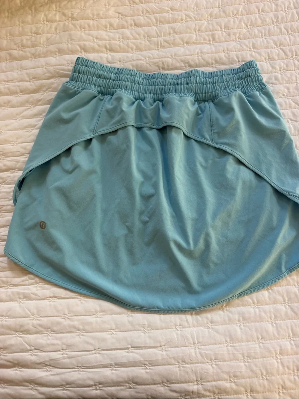 lululemon athletica Light Blue Hotty Athletic Skort